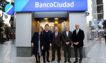 El Banco Ciudad reinauguró una sucursal en Barrio Norte