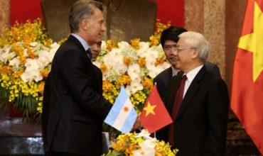 Macri acordó en Vietnam reforzar el intercambio comercial