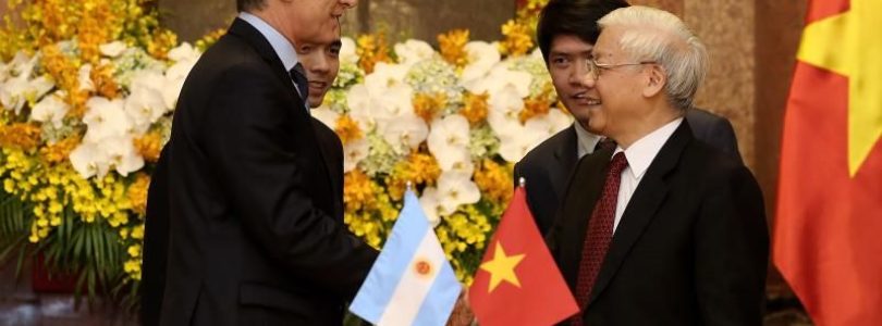 Macri acordó en Vietnam reforzar el intercambio comercial