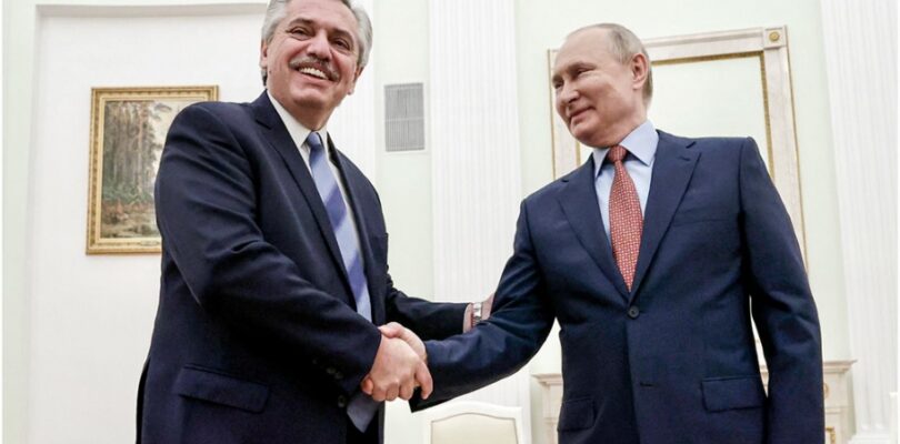 Cumbre de Fernández con Putin en Rusia: «Argentina tiene que ser puerta de entrada de Rusia en América Latina»