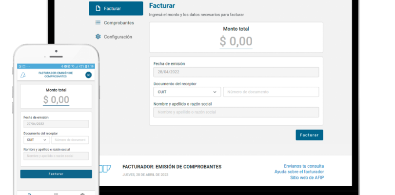 La AFIP y el nuevo facturador: cómo emitir comprobantes en tres pasos