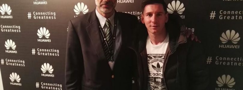 Huawei se alió con Messi en el mundo