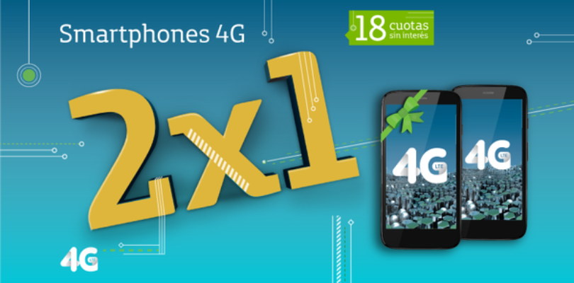 Movistar lanza promo 2×1 en equipos 4G