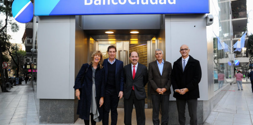 El Banco Ciudad reinauguró una sucursal en Barrio Norte