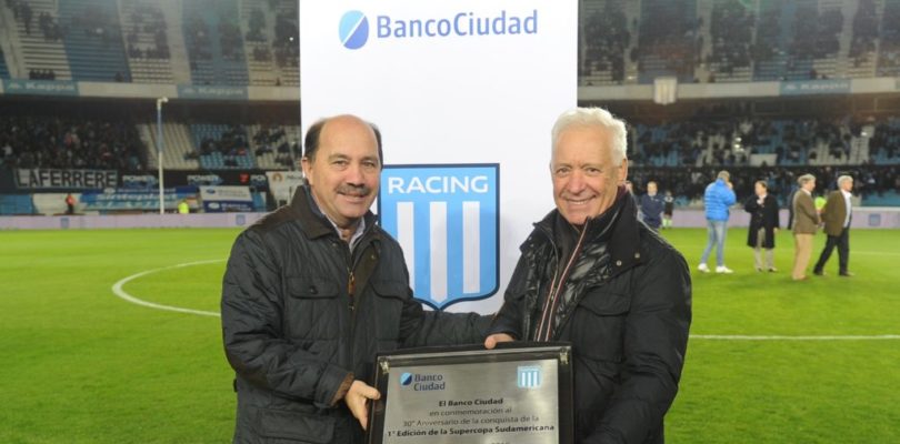 El Banco Ciudad acompañó a Racing en un aniversario histórico