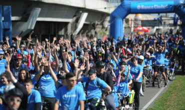 Banco Ciudad organiza una bicicleteada de 10 km por las 50.000 bicicletas vendidas