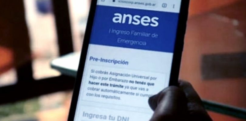 Anses vuelve a habilitar el sistema para acceder al Ingreso Familiar de Emergencia