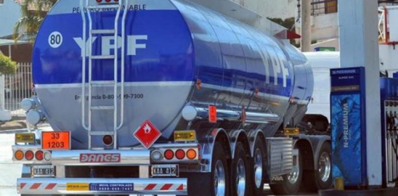 YPF aumentó el precio de sus combustibles un 3,5% promedio en el país