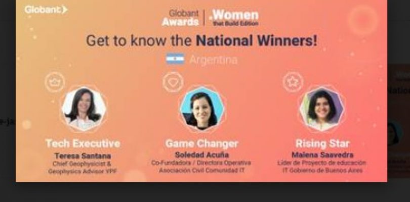 Anunciaron a las ganadoras argentinas del Globant Awards