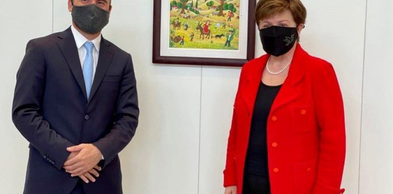 Guzmán se reunió con Georgieva para avanzar en un acuerdo con el FMI