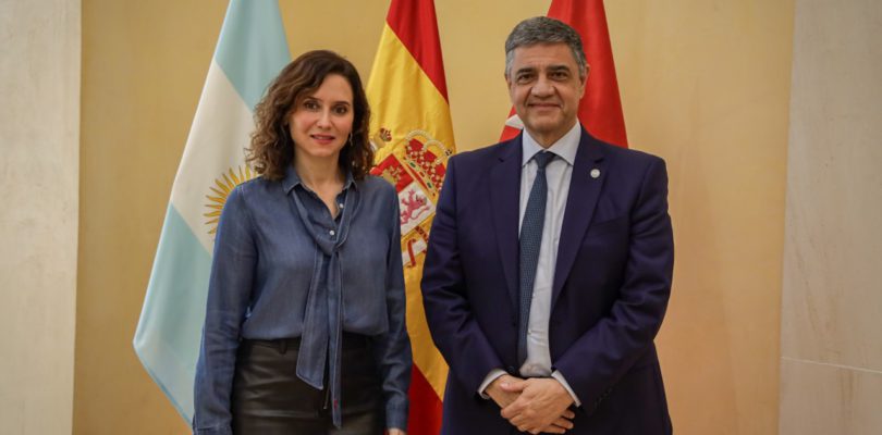 Luego de reunirse con el alcalde de Madrid, Jorge Macri mantuvo un encuentro con Díaz Ayuso