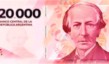 El Gobierno puso en circulación el billete de 20 mil pesos