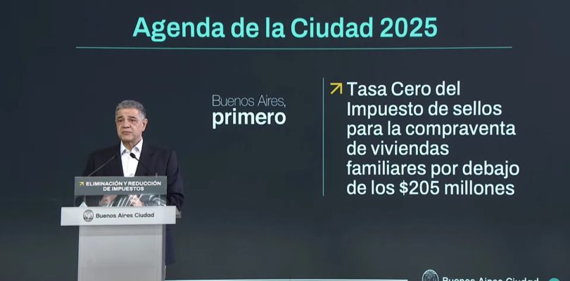 Jorge Macri anunció la eliminación y reducción de impuestos a comerciantes, monotributistas y jubilados