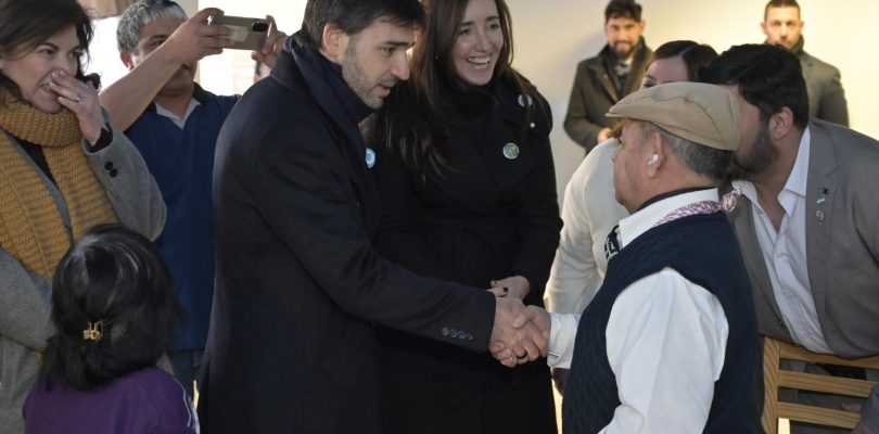 Nacho Torres, junto a Villarruel, inauguró una importante obra: “No se puede esconder la mugre debajo de la alfombra”