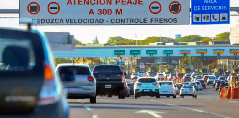 Los peajes a la Costa Atlántica aumentaron hasta 10%