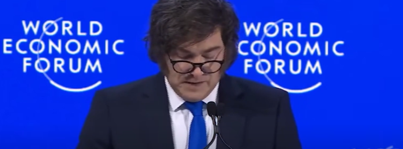 “El capitalismo de libre comercio es el único sistema justo”, aseguró Milei en Davos