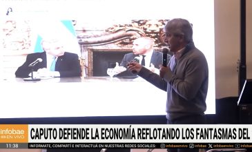 Caputo defiende la economía reflotando los fantasmas del 2023