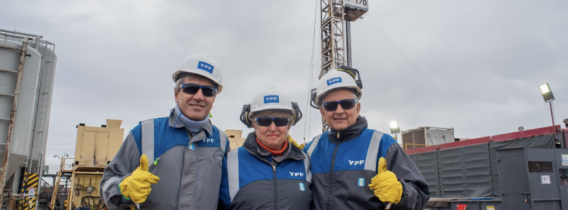 Kristalina Georgieva recorrió Vaca Muerta junto a Luis Caputo y Horacio Marín 