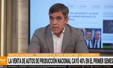 El presidente de Ford, Martín Galdeano, aseguró que la llegada de marcas chinas “esta recién comenzando”