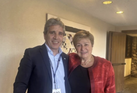 Caputo se reunió con Georgieva en EE.UU. y presentó los avances del plan económico