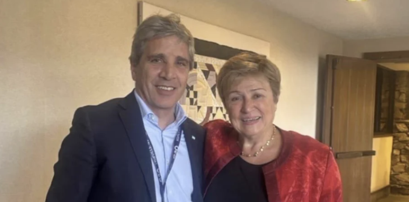 Caputo se reunió con Georgieva en EE.UU. y presentó los avances del plan económico